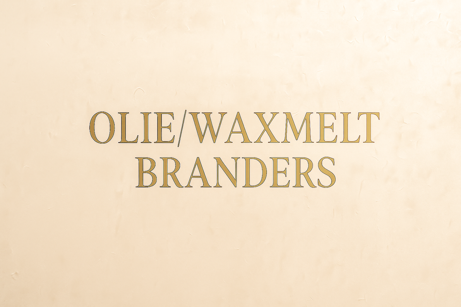 Banner for the Olie/waxmelt branders category